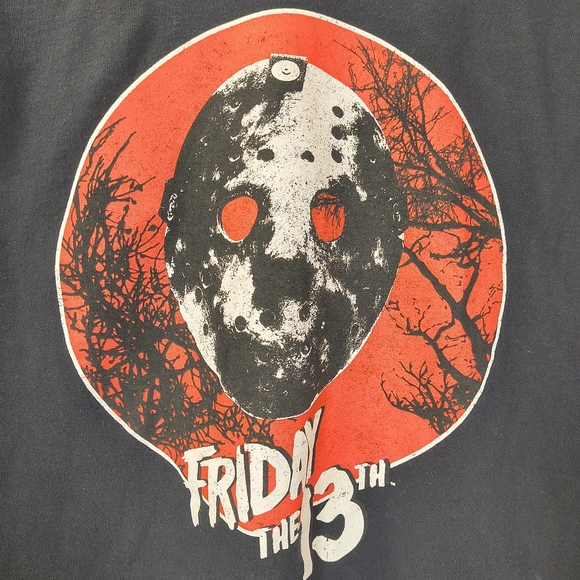 Friday the 13th Jason Black Horror Graphic T-Shirt , Size M - Picture 2 of 7